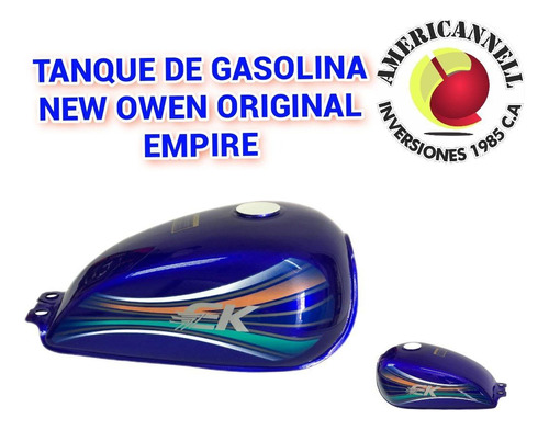 Tanque Gasolina New Owen Original Empire - Azul