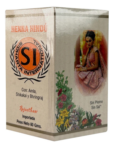 Tinte Natural Henna Hindú Tono 