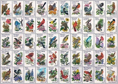 Puzzle Ravensburger 50 Bird Stamps Large Format 300 Piece Ji 