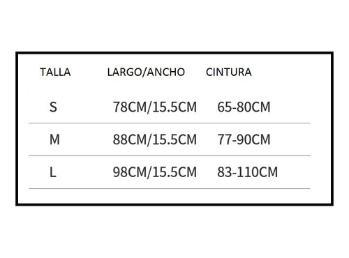 Cinturon Lumbar Levantamiento Pesas Entrenamiento