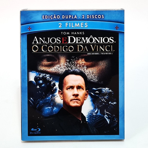 Blu Ray Anjos E Demônios + O Código Da Vinci Lacrado Tk0f