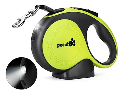 Pecute Correa Retráctil Para Perro De 16 Pies Con Luz Led Re