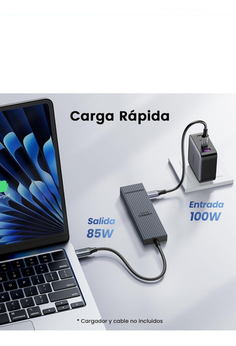 Ugreen Revodok Hub Usb C 6 En 1 10gbps Usb C 3.2 Y Usb-a 3.2