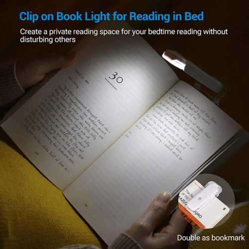 3 Luz De Libro Led Recortada Para Reservar Luces Recargables