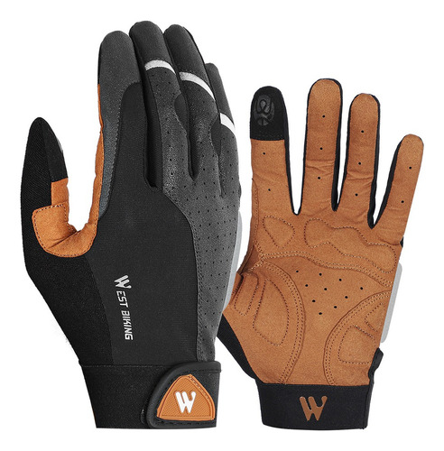 West Biking - Guantes De Ciclismo Antideslizantes Transpirab