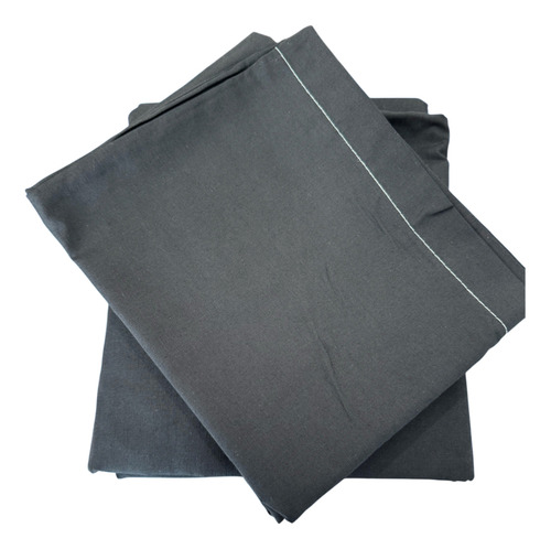 Juego De Sábanas De 160 Hilos Tamaño King Size Color Negro Incluye 1 Sabana 1 Sabana Cubre Colchon 2 Fundas Almohada Marca Mila Home