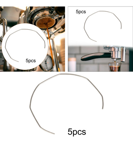 5 Uds Portafiltro Cesta Resorte Clip Para 51mm 54mm