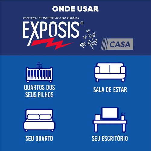 Exposis Casa Com Refil Repelente Elétrico De Insetos