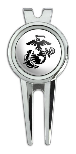 Marin Usmc Negro Sobre Blanco Eagle Globe Anchor Pelota