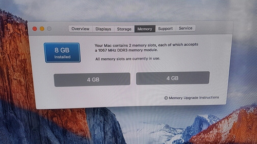 Mac Mini Late 2009 2.53 Ghz Intel Coral 2 Dúo 8 Ram
