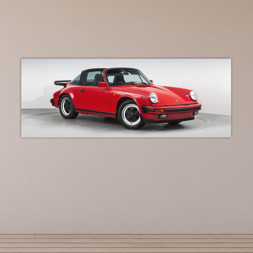 Cuadro 30x80cm Auto 1984 Porsche 911 Carrera Tar 165