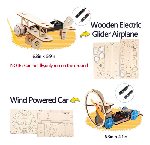 Kit De Modelo De Experimento Científico De Madera