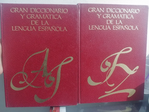 Gran Diccionario Y Gramatica De La Lengua Española 2 Tomos