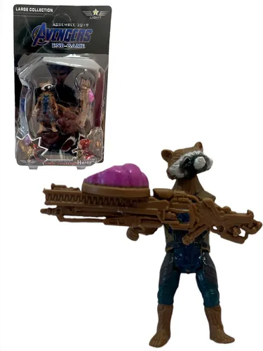 Muñeco Rocket Mapache Solo 17cm Guardianes De La Galaxia
