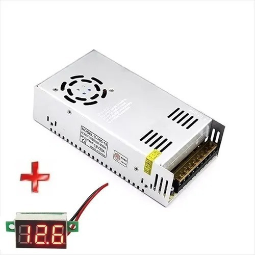 Fuente Poder 12v Dc 30a Ajustable 10 A 15v + Regalo 