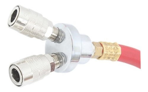 4 Distribuidor De Aire 1/4 Npt Alum 2 Salidas