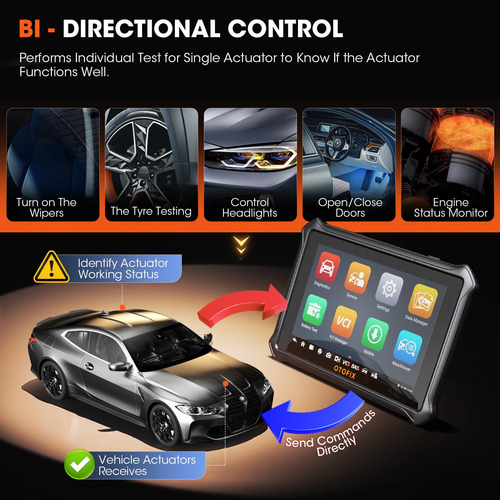 Herramienta De Escaneo Bidireccional Obd2 Bluetooth 2024