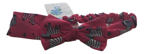 Lacinho De Cabelo Ecoeplay Zebra Pink Cor Fúcsia