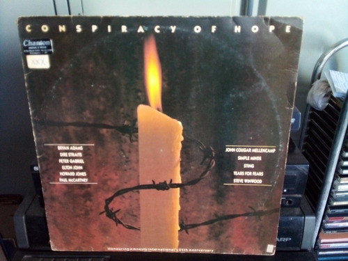 Lp Conspiracy Of Hope P. Maccartney Dire Straits Sting (Usado)