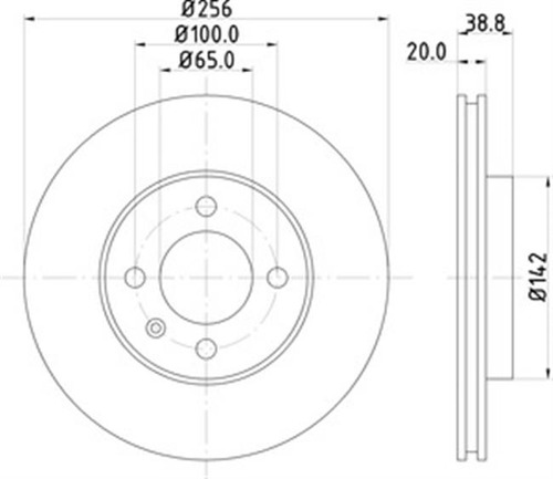 Disco Pagid Para Jetta 2.0l 1997