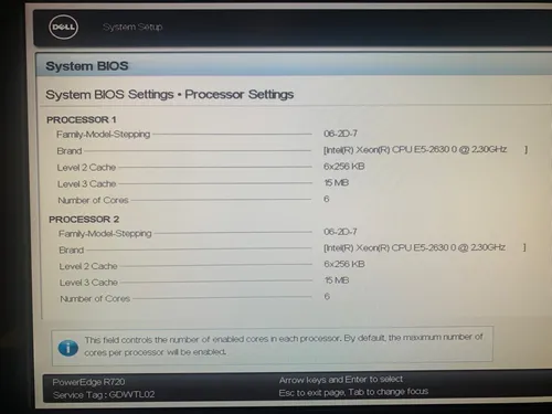 Servidor Dell Poweredge R720 2x Xeon 12core 2.3ghz 64gb 2sas (Usado)