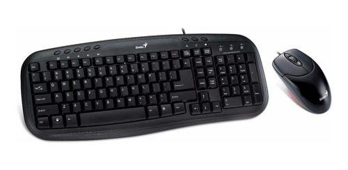 Combo Teclado + Mouse Genius Km200 Usb Cable