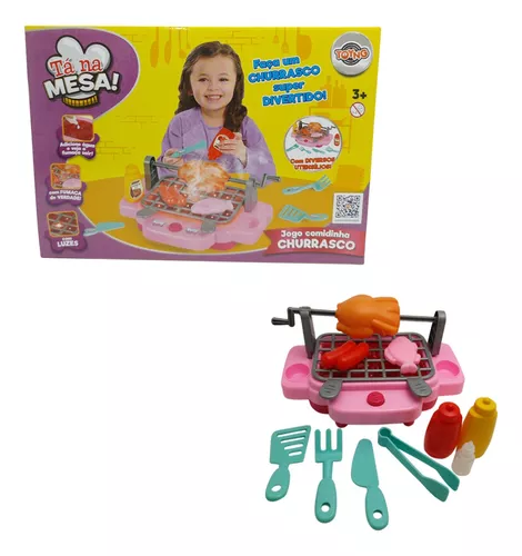 Jogo Comidinha Churrasco - Ta Na Mesa Infantil