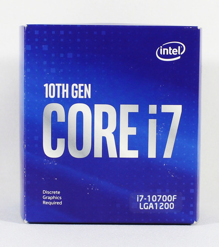 Caixa Vazia Processador Intel Core I7 10700f Lga 1200 (Usado)