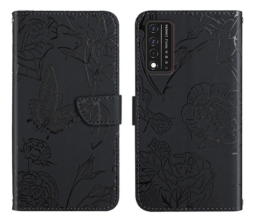 Funda Peonía Mariposa Para T-mobile Revvl V+ 5g