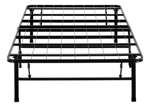 Base De Cama Shawn Zinus 1 Plaza 90x190x36cm Color Negro