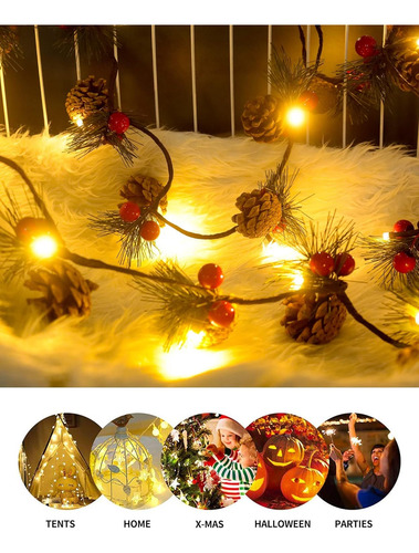 Luces De Navidad Justotry 2m 20 Led