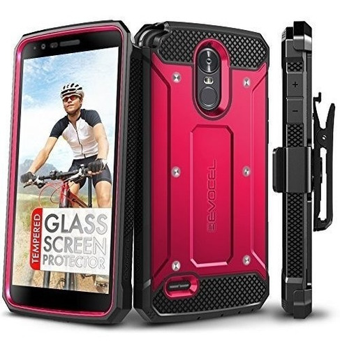 Funda Para LG Stylo 3 Evocel Serie Explorer Con Protector De