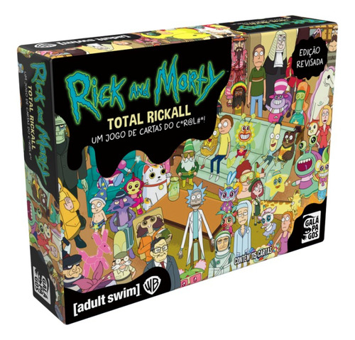 Jogo De Mesa Rick & Morty Total Rickall (edição Revisada) Jogo De Cartas Galapagos Rnm101 Edição Revisada Galápagos Jogos Rnm101
