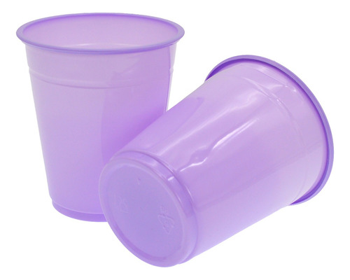 Vasos Plásticos Desechables Varios Colores 250ml 50 Unidades