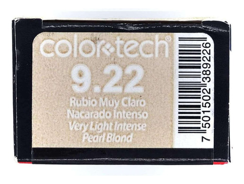 Tinte Color Tech Rubio Claro Claro Nacarado Intenso 90g
