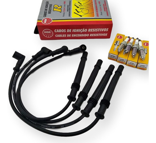 Kit Cables+bujias Ngk Renault Clio Ii 1.2 16v 2008-2016 (c)