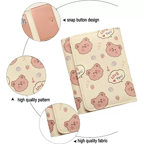 JELLYEA Kawaii Bear Wallet