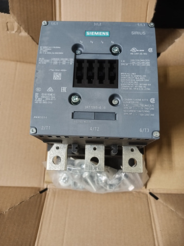 Contactor De Potencia 3rt1065-6af36 Siemens