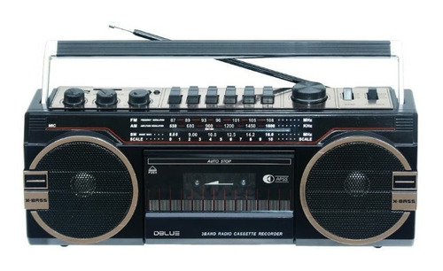 Audiopro Radio Retro Con Reproductor De Cassettes