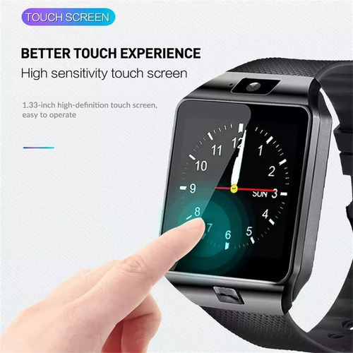 Aplicable A Reloj Inteligente Dz09 Celular Con Chip Y Cámara