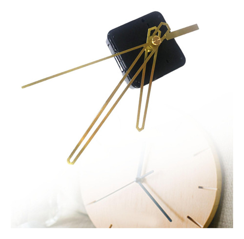 4 Kit De Movimiento De Reloj Diy Moderno Con 3 Mano Dorada