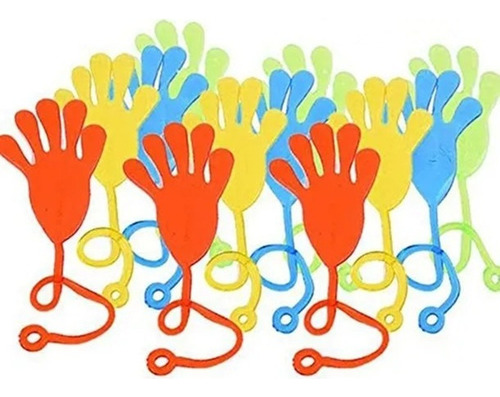 50 Piezas De Juguetes De Mano Elásticos Y Pegajosos For