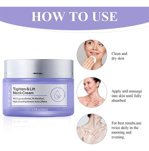 Crema Reafirmante Para El Cuello,crema Antiedad Para Cuello