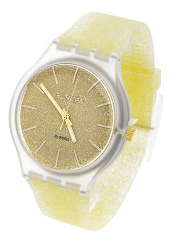 Reloj Europa By Diesel Mujer 4900 - Sumergible Glitter Wr50