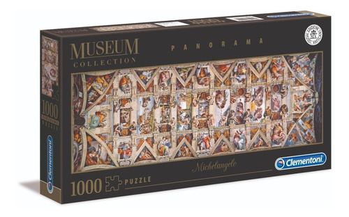 Puzzle Panorama 1000 Piezas Capilla Sixtina Clementoni 39498