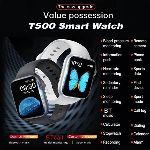 Imagen 5 de 10 de Reloj Inteligente Smartwatch Hombre Mujer
