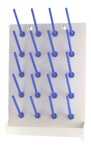 Escurridor De Plastico P/ Material Laboratorio 20 Lugares