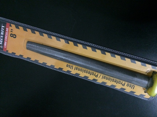 Lima Plana 8 Pulgadas Security X2uni Mod132-4 Somos Tienda-
