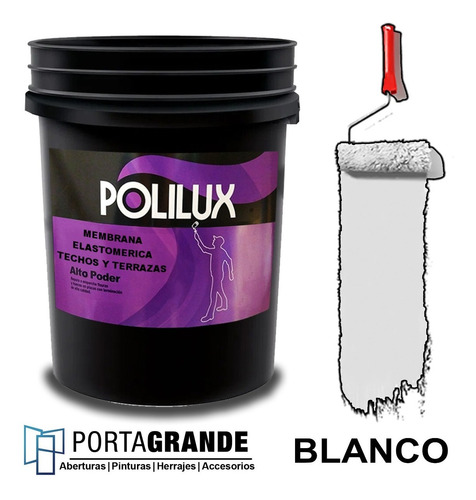 Imagen 1 de 1 de Membrana En Pasta Polilux Alto Poder X 10 Kg