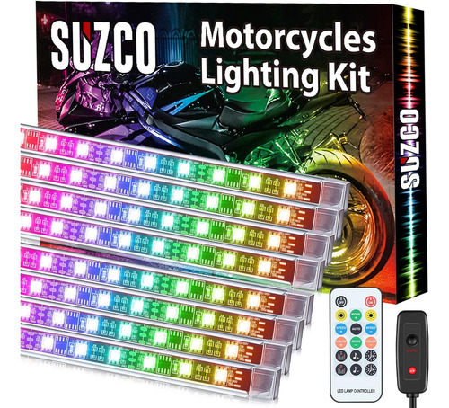 Tira Led Moto 12v Pack X 8